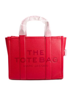 Marc Jacobs The Tote Bag Red Leather Medium Tote