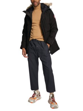 Canada Goose Fur Trimmed Carson Black Parka