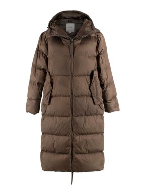 Varley brown puffer coat