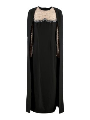 Jenny Packham Embellished Swanwing Sweetheart Gown