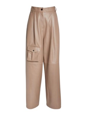 The Mannei Leather Pantin Cargo Trousers