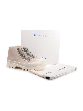 Proenza Schouler City lace-up canvas ankle boots