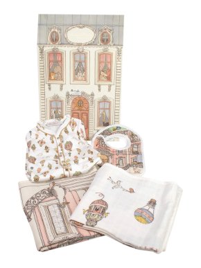 Atelier Choux Hot Air Balloon Baby Gift Set