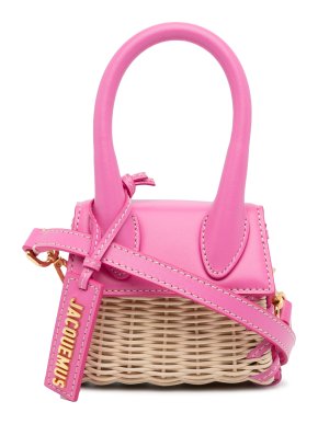 Jacquemus Mini Le Chiquito Wicker Crossbody Bag
