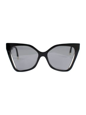 Fendi Black Way Squared Cat-eye Sunglasses