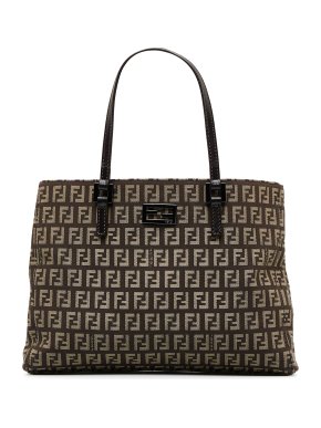 Fendi Monogram Zucchino Tote Bag