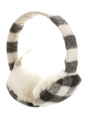 Burberry Cashmere Check Earmuffs
