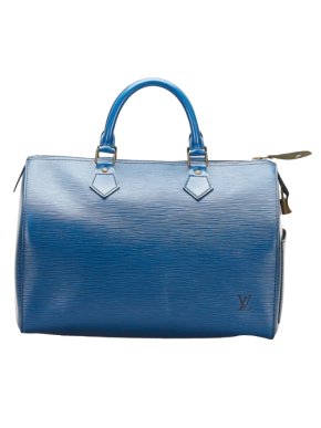 Louis Vuitton Blue Epi Speedy 30
