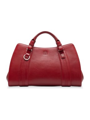 Loewe Red Leather Top Handle Bag