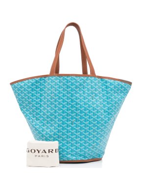 Goyard Blue Belharra Reversible Shoulder Bag