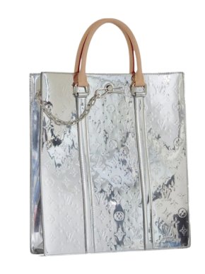 Louis Vuitton Silver Monogram Miroir Sac Plat Tote Bag