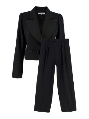 Yves Saint Laurent vintage Rive Gauche black trouser suit