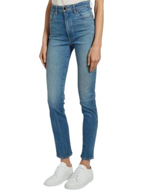 Khaite Vanessa High-rise Slim-leg Jeans