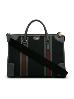 Gucci XL GG Canvas Bauletto Duffle Bag