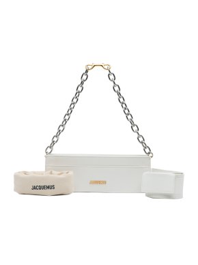 Jacquemus White Le Ciuciu Shoulder Bag