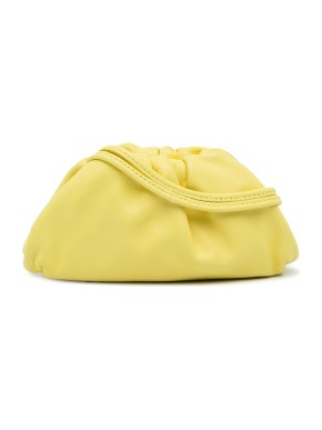 Bottega Veneta Yellow The Mini Pouch
