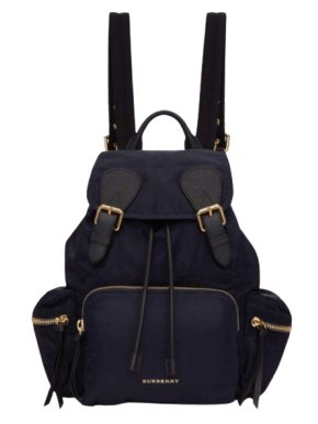 Burberry Navy Medium Nylon Rucksack