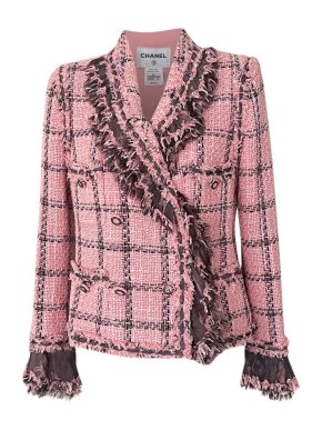 Chanel Pink Tweed Blazer