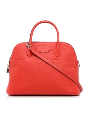 Hermes Clemence Leather Bolide 31 Bag PHW