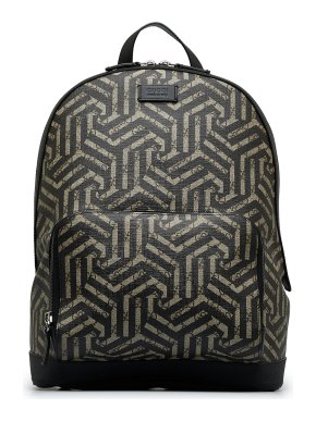 Gucci Black GG Supreme Caleido Print Backpack