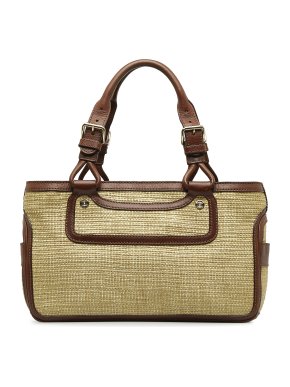 Celine Raffia Boogie Shoulder Bag
