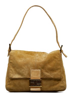 Fendi Suede Mamma Forever Baguette Bag