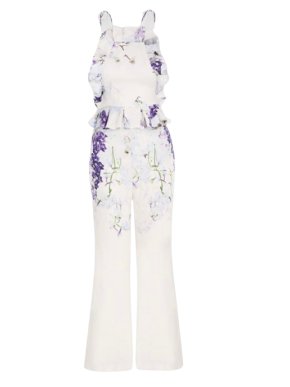 Zimmermann Zimmerman Floral Rhythmic Pinafore Jumpsuit