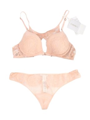 La Perla Blush Pink Lace Bra & Knickers Lingerie Set 34B