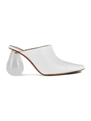 Loewe White Drop Mules