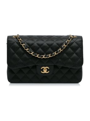 Chanel Jumbo Classic Caviar Double Flap Bag