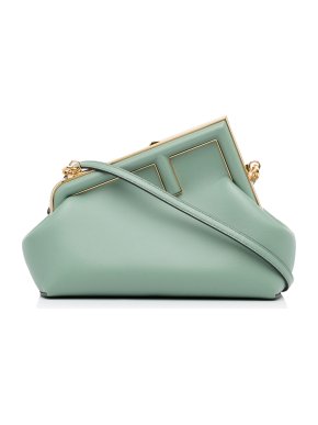 Fendi Mint Green Small First Clutch Bag
