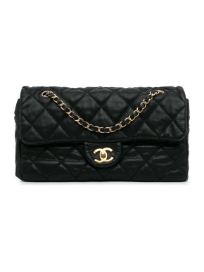 Chanel Black Medium Classic Single Flap with Gold Hardware