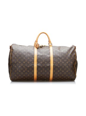 Louis Vuitton Monogram Keepall Bandouliere 60 Travel Bag