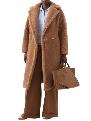MaxMara Classic Camel Teddy Coat