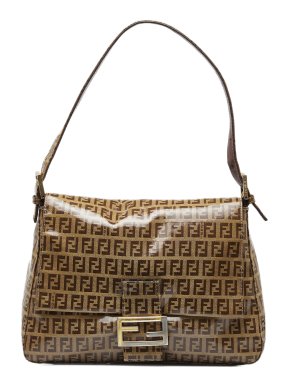 Fendi Patent Leather Monogram Zucchino Mamma Forever