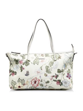 Gucci Cream Flora Knight Shoulder Bag