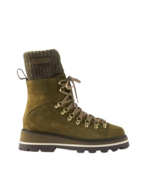 Jimmy Choo Khaki Suede Chike Boot
