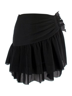 Zimmermann Black Golden Surfer Mini Skirt