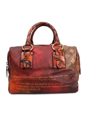 Louis Vuitton Monogram/Karung Trim Limited Edition Richard Prince Mancrazy Jokes Bag