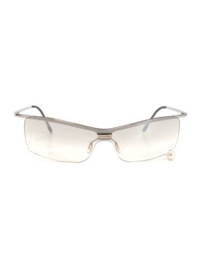 Chanel Vintage Clear Faux Pearl Drop Sunglasses