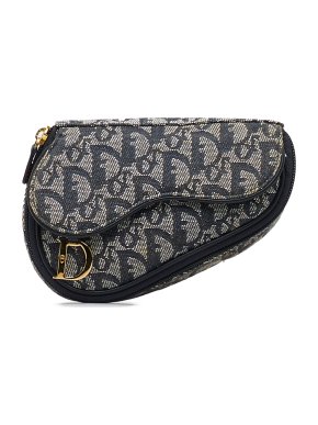Dior Oblique Saddle Pouch Coin Purse