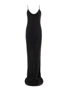 Bespoke Vintage Crystal Embellished Gown