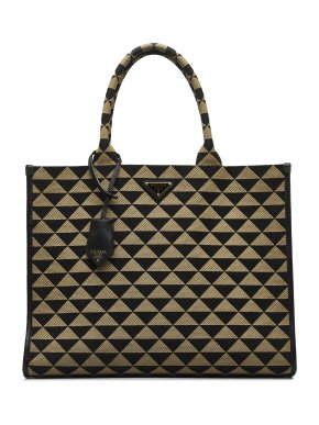 Prada Symbole Triangolo Large Shopper Tote