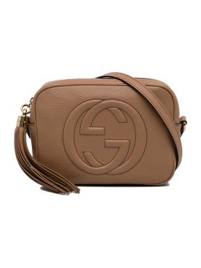 Gucci Tan Soho Disco Crossbody Bag