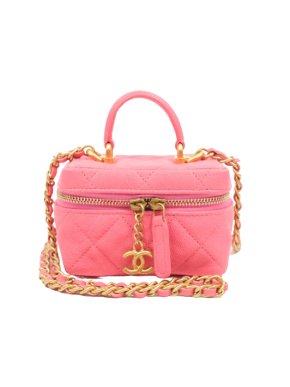 Chanel Pink Caviar Micro Vanity Case 1