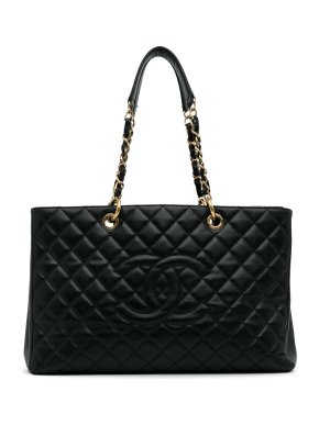 Chanel Black Caviar Grand Shopping Tote XL
