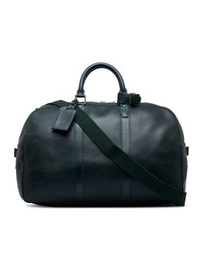 Louis Vuitton Forrest Green Taiga Kendall PM Travel Bag