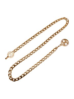 Chanel Gold Tone CC Chain-Link Belt