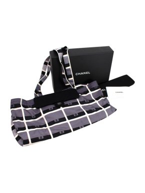 Chanel Black Shopping Tote Convertible Mini Crossbody Bag