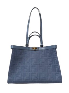 Fendi Blue Zucca X-Tote Bag